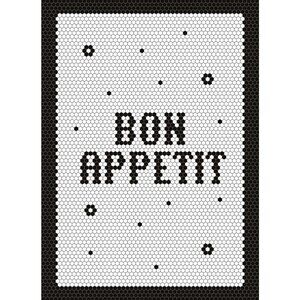 NWT Maison Lorrain 'Bon Appetit' Cotton Linen Tea Towel